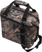 AO Coolers Mossy Oak Cooler 12-pack accessories with camouflage pattern, durable construction, and secure lid for outdoor use