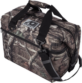 AO Coolers Mossy Oak cooler accessories, 24-pack of durable cooler gear with Mossy Oak camouflage pattern.