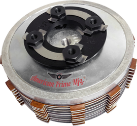 APM Comp Master Clutch Kit for Big Twin motorcycles, 11-17 cable clutch, durable clutch components for Harley-Davidson bikes