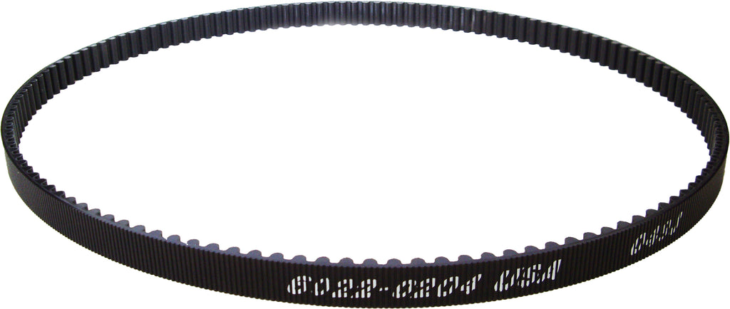 APM Carbon Rear Drive Belt, 1.125-inch width, 135 teeth, for bicycle drivetrain, showcasing the black belt with teeth detail.