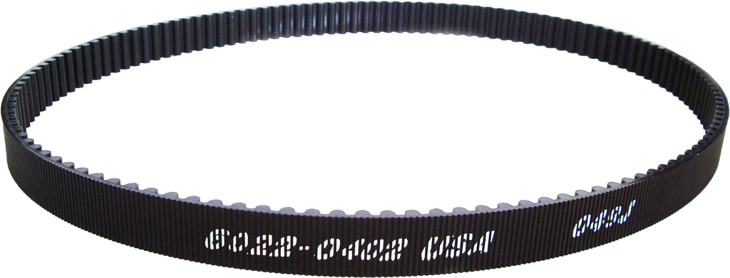 APM Carbon Rear Drive Belt, 1.5-inch width with 132 teeth, for bicycle drive systems, shown in black with detailed teeth.