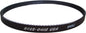 APM Carbon Rear Drive Belt, 1.5-inch width with 132 teeth, for bicycle drive systems, shown in black with detailed teeth.