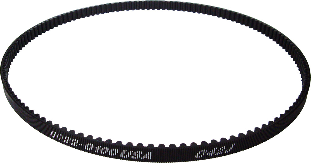 APM Carbon Rear Drive Belt 24mm width with 131 teeth, designed for bicycle drive systems, shown in black with detailed teeth.