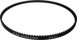 APM Carbon Rear Drive Belt 24mm width with 131 teeth, designed for bicycle drive systems, shown in black with detailed teeth.