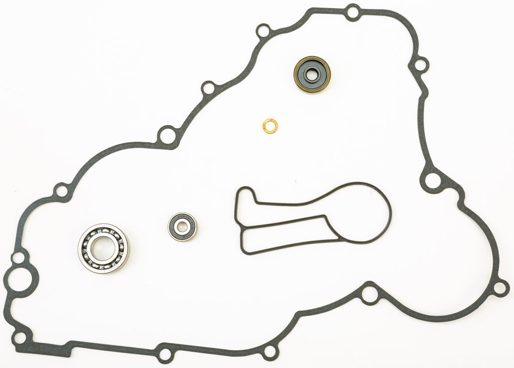 Athena water pump repair kit with bearings for Husqvarna and KTM engine models, includes components for water pump maintenance.