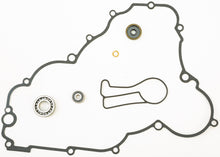 Load image into Gallery viewer, Athena engine water pump repair kit with bearings for Husqvarna and KTM models, including pump components and bearings.