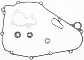 Athena engine water pump repair kit with bearings for Kawasaki models, featuring pump components and replacement parts.