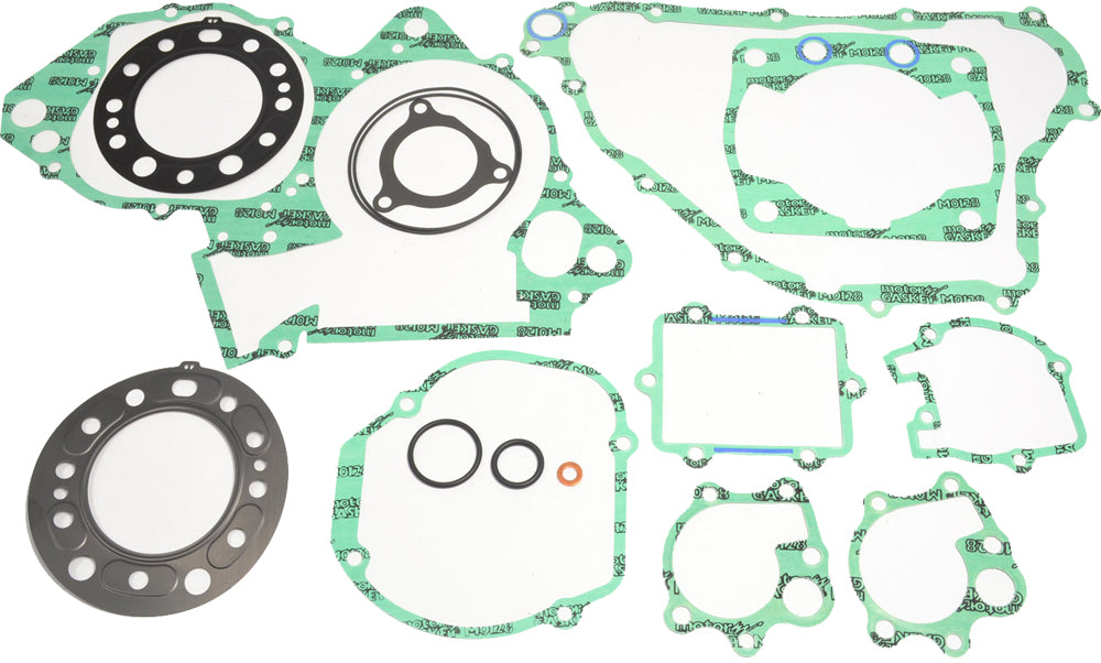 Athena Complete Gasket Kit for Honda 68-0256, including various gaskets and seals for engine repair, laid out on a surface.