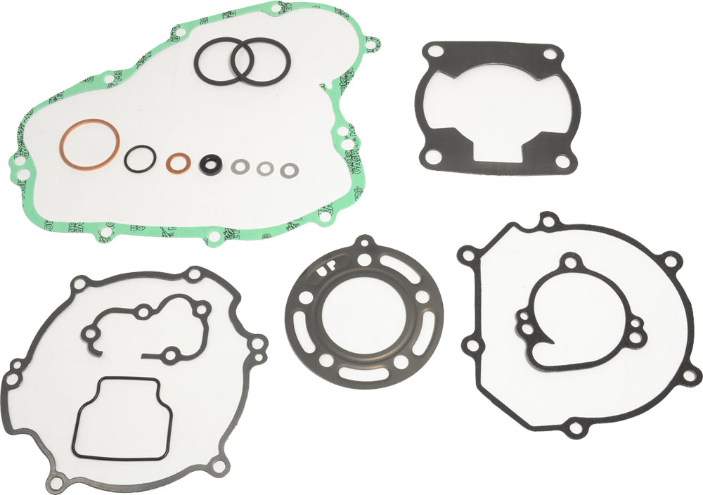 Athena Complete Gasket Kit for Kawasaki 68-0406, featuring various gaskets and seals laid out in the image.