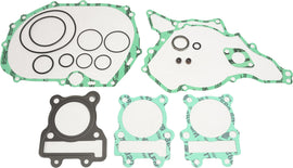 Athena Complete Gasket Kit for Kawasaki 68-0413, featuring various gaskets and seals arranged for engine installation.