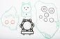 Athena Complete Gasket Kit for Kawasaki 68-0465, includes gaskets and seals for engine repair, with detailed components visible.