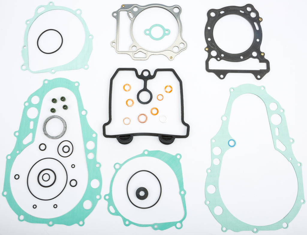 Athena Complete Gasket Kit for Kawasaki and Suzuki engines, includes seals and gaskets for engine rebuilds.