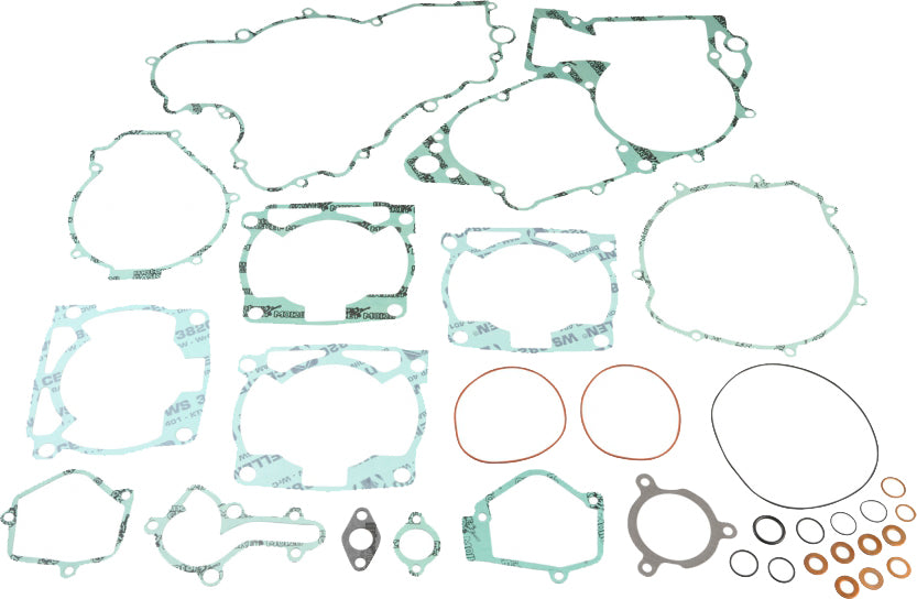 Athena complete gasket kit for KTM motorcycle, includes gaskets and seals, with various shapes and sizes for engine sealing.