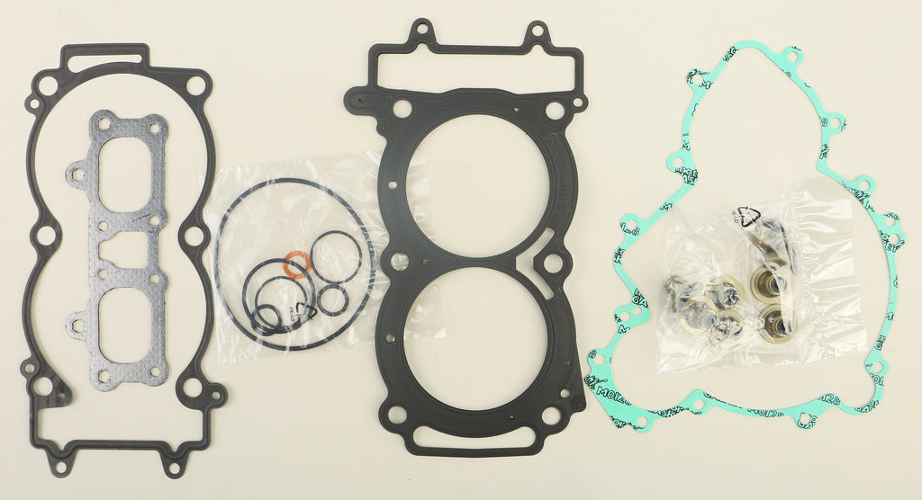 Athena Complete Gasket Kit Pol 68-0785 with various gaskets and seals for engine repair, arranged on a white background.
