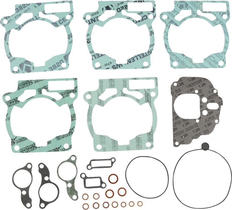 Athena top end gasket kit for KTM engines, includes seals and gaskets for engine rebuilds, part number 69-0728.