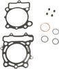 Athena Top End Gasket Kit without Valve Cover Gasket for Kawasaki engines, showing gasket components on a white background.