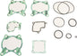 Athena Top End Gasket Kit without Valve Cover gasket for Husqvarna and KTM motorcycles, part number 69-0705.