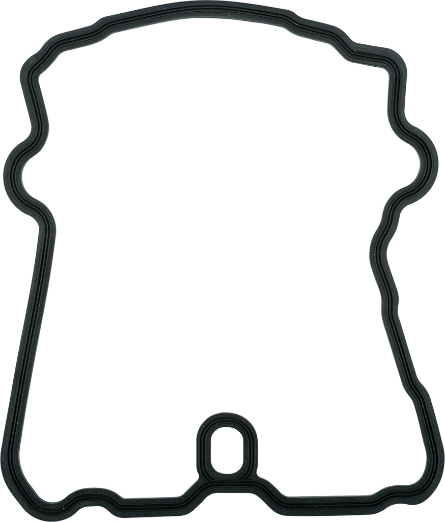 Athena valve cover gasket for Husqvarna and KTM motorcycles, shown in a close-up view of the gasket's rubber seal and metal edges.