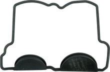 Load image into Gallery viewer, Athena valve cover gasket for Kawasaki engines, showing a black rubber seal with metal reinforcement on a white background.