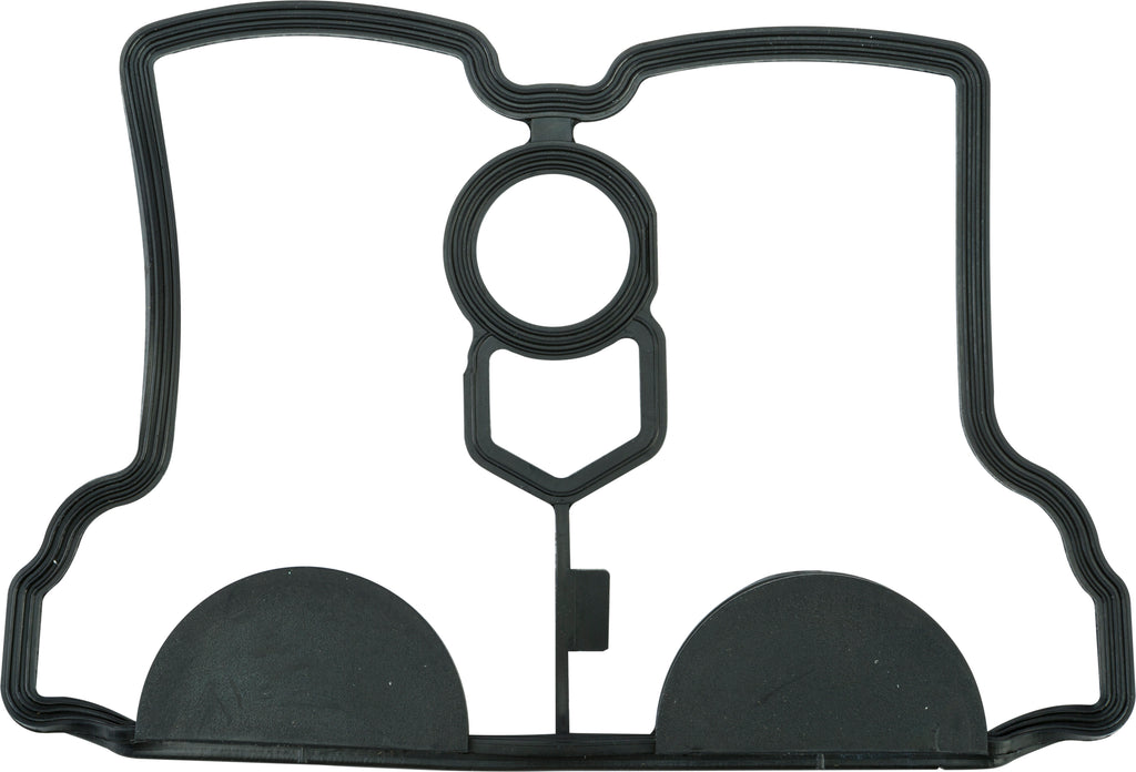 Athena valve cover gasket for Yamaha engines, showing a close-up of the black rubber seal with metal reinforcement.