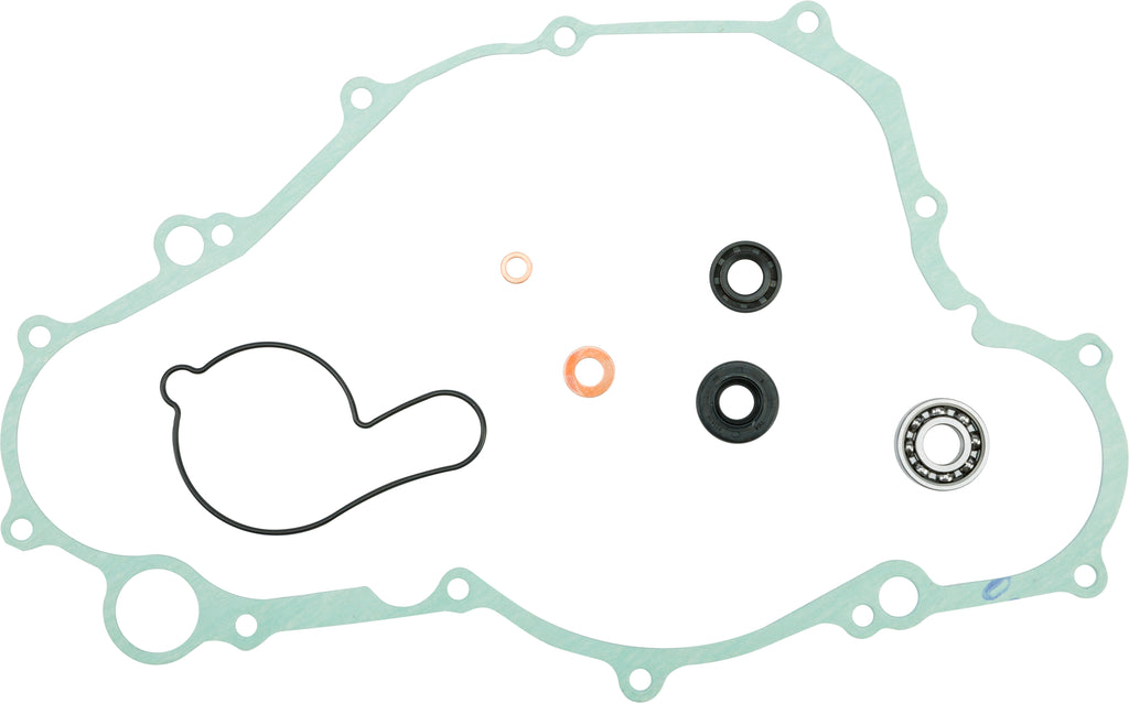 Athena water pump repair kit with gaskets and seals for Yamaha models, including bearings, part number 67-25208.