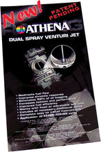 Load image into Gallery viewer, Athena Dual Spray Venturi Jet Kit for Keihin FCR carburetors, used in motorcycle intake and fuel systems.