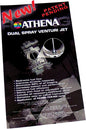 Athena Dual Spray Venturi Jet Kit for Keihin FCR carburetors, used in motorcycle intake and fuel systems.