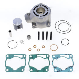 Athena 47.5mm Yamaha cylinder kit piston components for engine repair or upgrade, showcasing pistons and parts.
