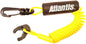 Yellow Atlantis Performance Lanyard with adjustable clip and keyring for accessories, designed for durability and comfort.