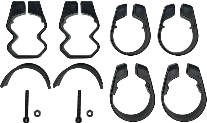 ATV-TEK Elite Series fold-away grab handle accessory mounted on an ATV for easy grip and safety during rides