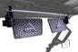 ATV-TEK universal UTV sun visor in black, made of durable accessory material, designed to reduce sun glare for off-road vehicles.