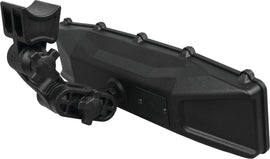 ATV-TEK Elite Rear View Mirror for ATV, black plastic frame with adjustable mounting bracket, providing clear rear visibility.