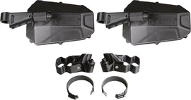 ATV-TEK Elite Series 2 side mirrors with round tube mounting for ATV, featuring adjustable mirror surfaces for enhanced visibility.
