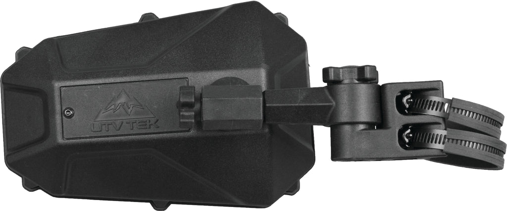 ATV-TEK Elite side mirrors with blind spot visibility and dual breakaway mounts, designed for all-terrain vehicles.