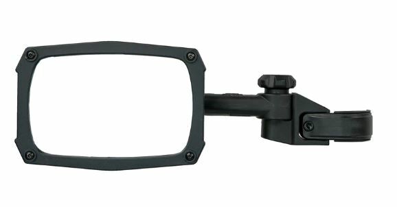 ATV-TEK Anti-Vibe UTV mirror showing a durable, wide-angle mirror with mounting hardware for off-road vehicle use