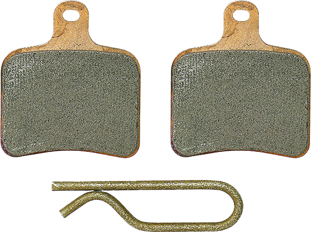 SP1 brake pads Pol 40-0319, automotive brake components, showing the black brake pad with metal backing plate.