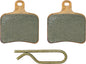 SP1 brake pads Pol 40-0319, automotive brake components, showing the black brake pad with metal backing plate.