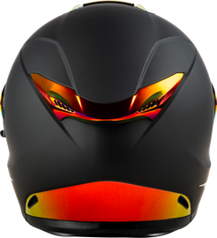 Sentinel Recon Helmet Matte Black/Fire Chrome Sm