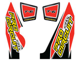 Pro Circuit - T-6 Wrap/End Cap Decals Yz250f Replacement Muffler Stickers - 794-9049