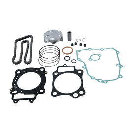 Vertex Top End Kit piston components for 76.77mm standard 13.5:1 Hon engine, including piston and related parts, in the image.
