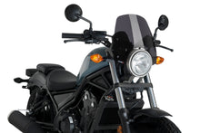 Load image into Gallery viewer, PUIG Naked New Generation Sport Windshield in dark smoke, motorcycle windscreen with a sleek, aerodynamic design