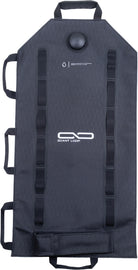 Giant Loop Armadillo 5-gallon liquid reservoir bag with durable black material and secure straps for motorcycle or off-road use.