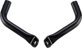 HardDrive saddlebag support brackets in short black design, model 866-01036, shown on a motorcycle.