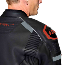 Load image into Gallery viewer, S1 D3o Leather Jacket Blk/Gry/Red 2x