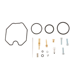 All Balls carburetor repair kit 226-10152 for intake, carb, and fuel system, shown with various replacement parts.
