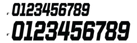 DCOR #2 Black 4 Race Series decals, graphic stickers in a 3-pack, featuring bold black race-inspired designs.