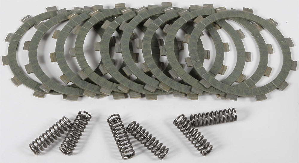 EBC Motorcycle Brakes Street Racer Clutch Kit SRC87 with clutch plates and components for high-performance motorcycle clutch system.