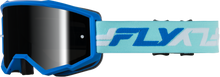 Charger l'image dans la galerie, Youth Zone Goggle Blue/White W/ Black Mirror/Smoke Lens