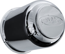 Load image into Gallery viewer, AWC Replacement Center Cap for wheel components, showcasing a silver circular cap with branding details on a car wheel rim.