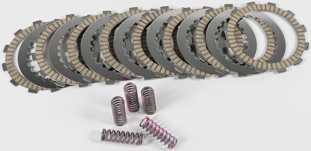 Hinson clutch kit for CRF250R 2010-2016, showing clutch plates and assembly parts in a detailed close-up image